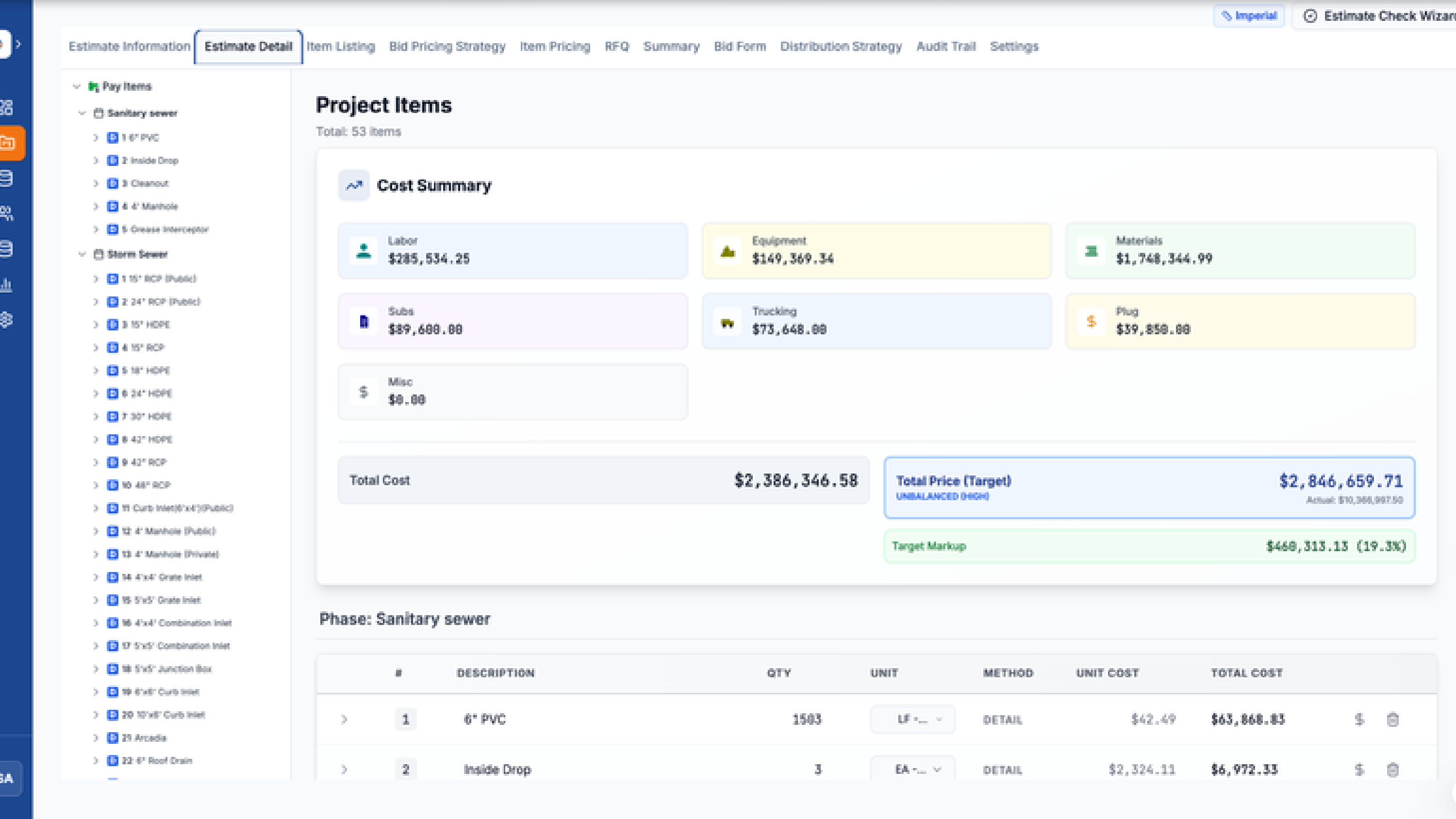 Abay Construction Cost Estimation Platform